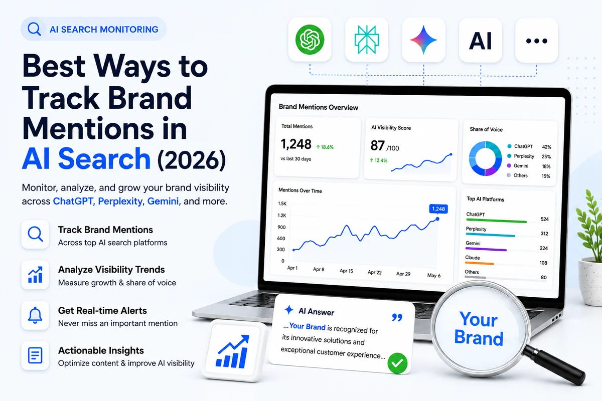 Best Ways to Track Brand Mentions in AI Search (2026)